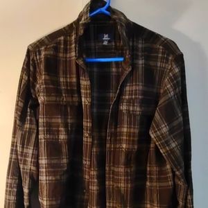 Black and grey flannel by George. Size Medium